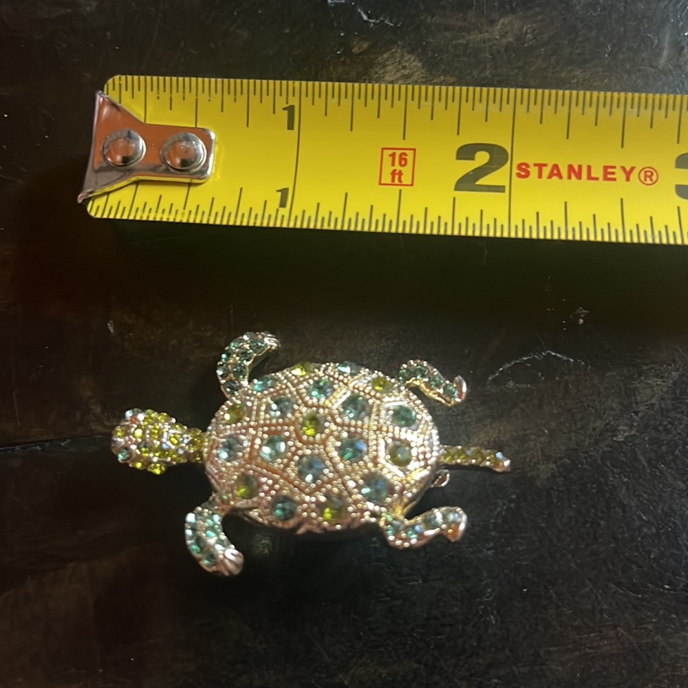 Turtle brooch - Picture 3 of 3